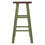 Winsome 64224 Ivy 24" Counter Stool Rustic Green w/ Walnut Seat