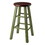 Winsome 64224 Ivy Counter Stool, Rustic Green and Walnut