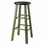 Winsome 64230 Ivy Bar Stool, Rustic Green and Walnut