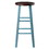 Winsome 65230 Ivy Bar Stool, Rustic Light Blue and Walnut