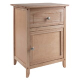 Winsome 81115 Eugene Accent Table, Nightstand, Natural