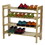 Winsome 81228 Clifford 4-Tier Shoe Rack, Stackable, Natural