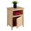 Winsome 82115 Henry Accent Table, Nightstand, Natural
