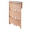 Winsome 82427 Mission 3-Section Foldable Shelf, Natural
