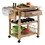 Winsome 83644 Finland Utility Kitchen Cart, Natural