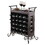 Winsome 87523 Silvano 25-Bottle Wine Rack, Removable Tray, Antique Bronze