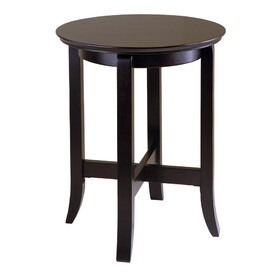 Winsome 92019 Toby Round Accent End Table, Espresso