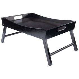Winsome 92022 Benito Bed Tray with Curved Top, Foldable Legs