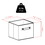 Winsome 92261 Capri 5-Pc Storage Shelf with 4 Foldable Fabric Baskets, Espresso and Black