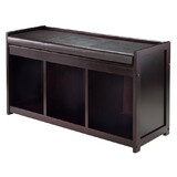 Winsome 92349 Addison 2-Pc Storage Bench with Cushion Seat