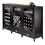 Winsome 92359 Bordeaux 3-Pc Modular Wine Cabinet Set, Espresso