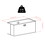 Winsome 92362 Torino 3-Pc Storage Shelf with 2 Foldable Fabric Baskets, Espresso and Black