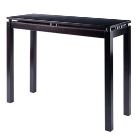 Winsome 92730 Wood Linea Console / Hall Table with Chrome Accent