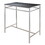 Winsome 93336 Hanley 3-Pc Kitchen Table with Counter Stools, Black and Steel