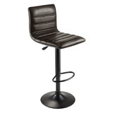 Winsome 93443 Holly Air-lift Adjustable Stool, Dark Espresso Seat and Black Leg Finish