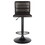 Winsome 93443 Holly Adjustable Swivel Stool, Black and Espresso