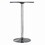 Winsome 93628 Spectrum 28" Round Pub Table, Black and Chrome