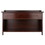 Winsome 94038 Adriana 3-Drawer Bench with Storage, Walnut