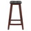 Winsome 94064 Mona Cushion Saddle Seat Counter Stool, Black and Walnut