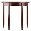 Winsome 94132 Concord Half Moon Accent Table, Walnut