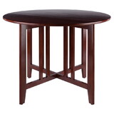 Winsome 94142 Alamo Double Drop Leaf Round 42" Table Mission