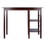 Winsome 94144 Egan Breakfast Table with 2 Side Shelves
