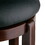 Winsome 94164 Walcott Cushion Swivel Seat Counter Stool, Black and Walnut