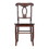 Winsome 94208 Renaissance 2-Pc Key Hole-back Chair Set, Walnut