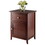 Winsome 94215 Eugene Accent Table, Nightstand, Walnut
