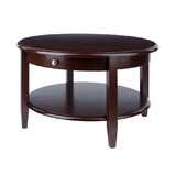 Winsome 94231 Concord Round Coffee Table, Walnut