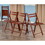 Winsome 94415 Robin 4-Pc Folding Chair Set, Walnut