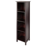 Winsome 94416 Wood Milan Storage Shelf or Bookcase 5-Tier, Tall