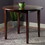 Winsome 94436 Clayton Round Drop Leaf Dining Table, Walnut