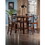 Winsome 94554 Orlando 5-Pc High Table with V-Back Counter Stools, Walnut