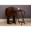 Winsome 94577 Lucca 5-Pc Snack Table Set, Walnut