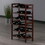 Winsome 94622 Silvi 30-Bottle Wine Rack, Walnut