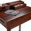 Winsome 94628 Brighton High Desk with 2 Drawers, Walnut
