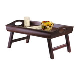 Winsome 94725 Sedona Bed Tray Curved Side, Foldable Legs, Large Handle