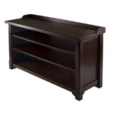 Winsome 94841 Dayton Storage Hall Bench with shelves