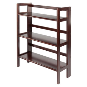 Winsome 94896 Wood 3-Tier Folding and Stackable Shelf, Wide