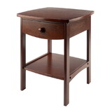 Winsome 94918 Claire Accent Table Anitque Walnut Finish