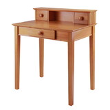 Winsome 99333 Wood Studio Writing Desk with Hutch