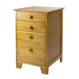 Winsome 99428 Studio Home Office File Cabinet, Honey Pine