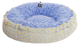Bessie and Barnie BB-BAGELETTE-2 Bagelette Bed- Blue Sky and Robin Egg or Customize your Own