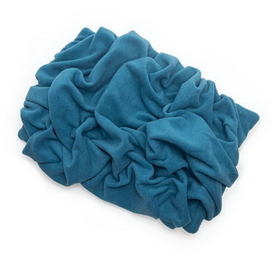 Mutts and Mittens BLSFBL Blue Solid Fleece Fabric Blanket Pet Bed