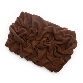 Mutts and Mittens BLSFBR Brown Solid Fleece Fabric Blanket Pet Bed