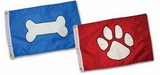 Hunter K9 Wholesale HK9-PAW4100-200 Paws Aboard Red Paw Flag, Blue Bone or Pirate Flag