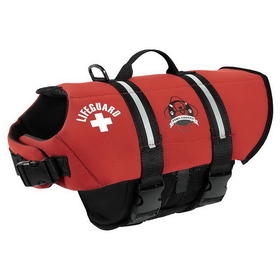Hunter K9 Wholesale HK9-R1100-R1600 Dog Life Jacket - Paws Aboard Red Neoprene Pet Life Vest