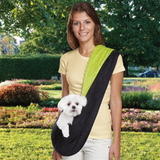 Hunter K9 Wholesale HK9-ZA056 Black/Green or Black/Pink Reversible Sling Dog Carrier | Pets up to 8 lbs