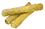 Lucky Premium Treats PLBOX15 Bulk Box of Bull Stick Size Rawhide Treats - Choose Plain, Wrapped or Basted, Price/each